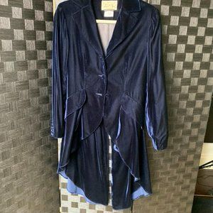 Idol Navy Velvet Jacket, size M